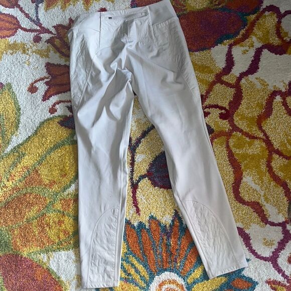 NEW WITH TAGS WOMEN’S ATHLETA BIRCH GRAY PEAK HYBRID FLEECE TIGHT SIZE MEDIUM - Picture 6 of 11